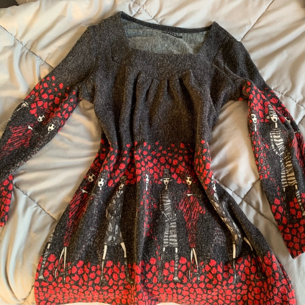 Abella Charcoal Knit Sweater